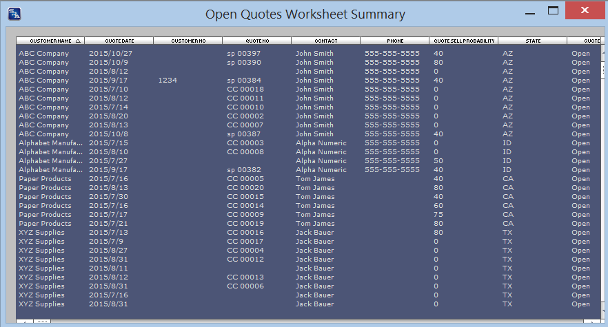 worsheet summary dialogue